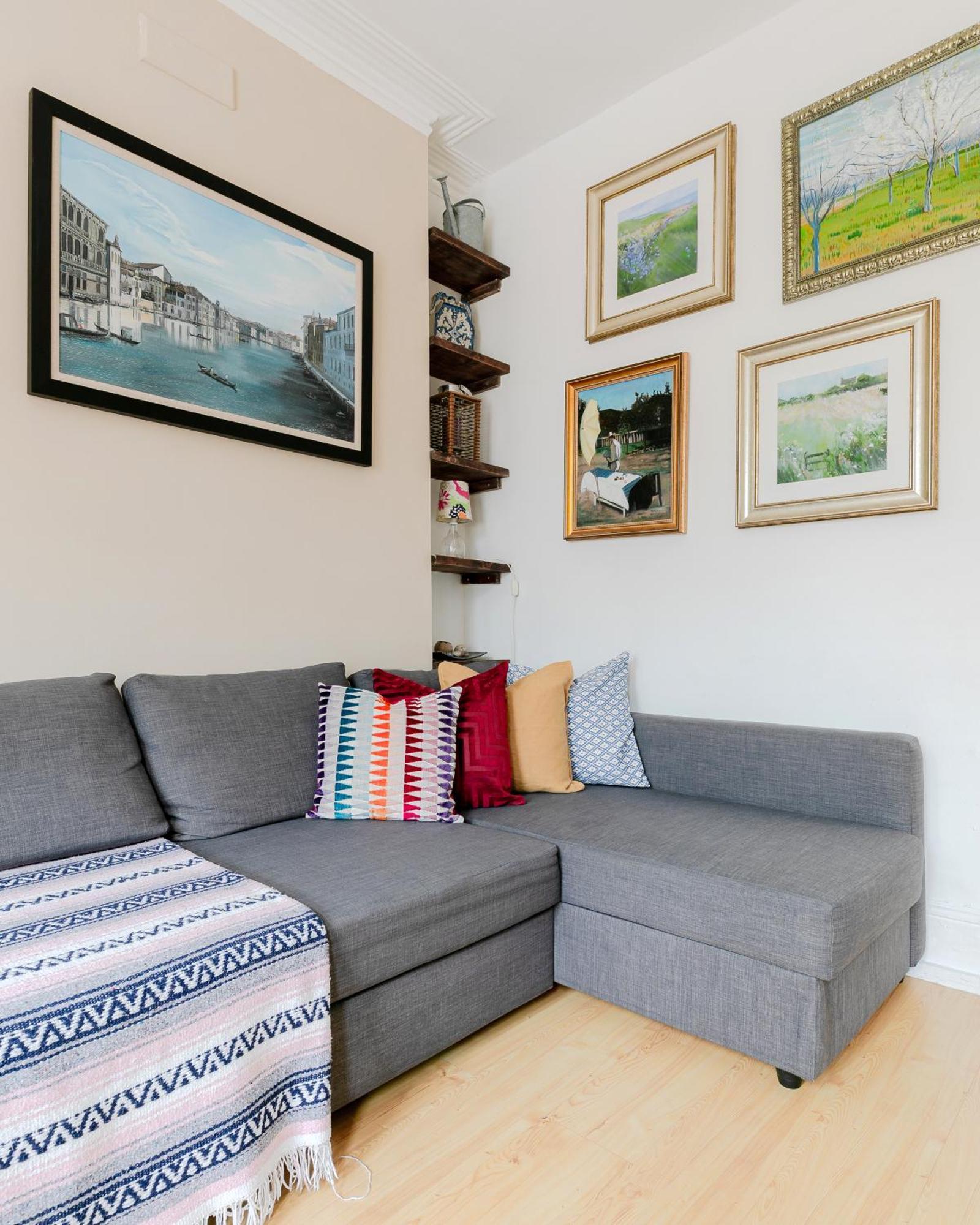 Ferienwohnung Artistic Central London Flat, 2 Minute Walk To The Station! Exterior foto